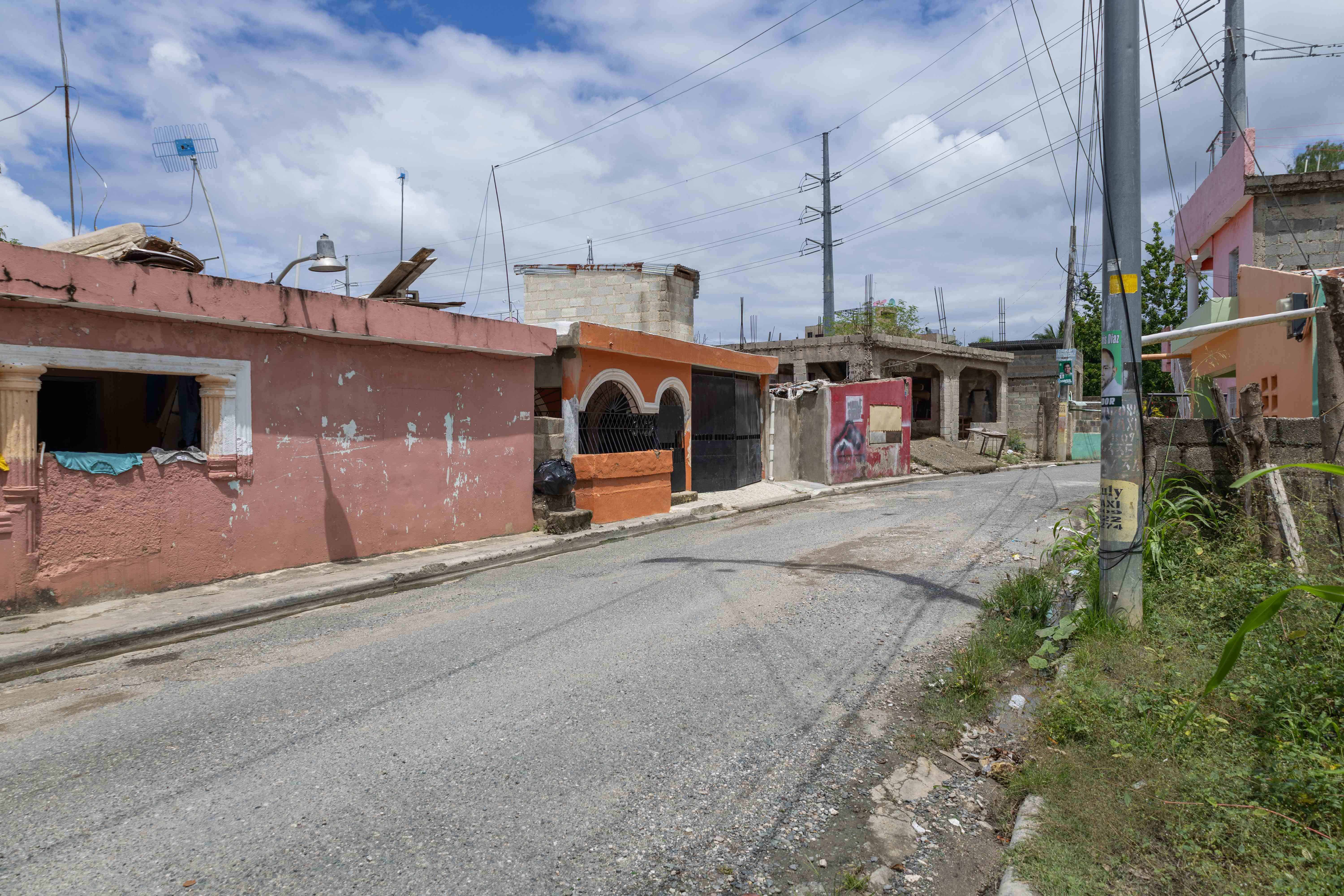 Esta calle se convierte en una laguna