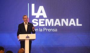 Abinader habla en LA Semanal desde el Palacio Nacional