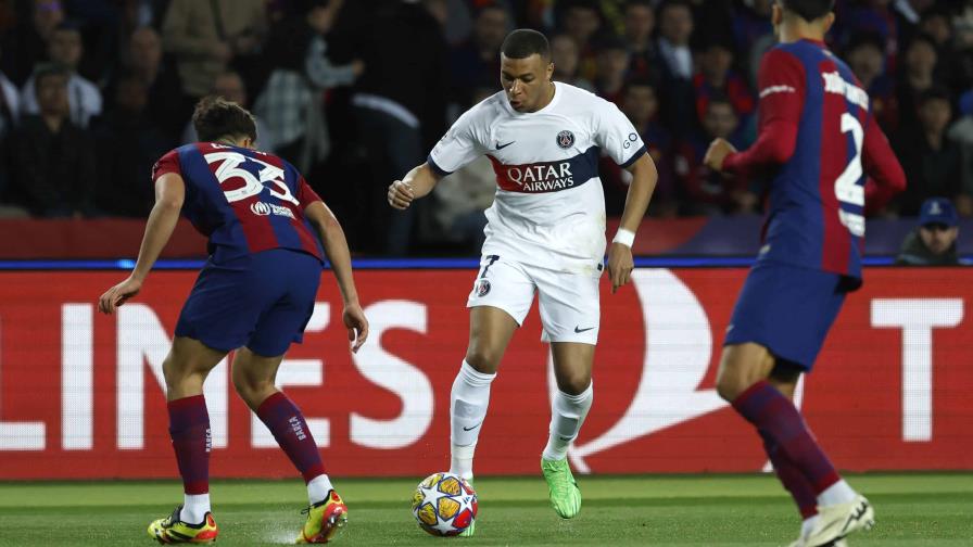 Con doblete de Mbappé, PSG remonta ante Barcelona para avanzar a semis de Liga de Campeones