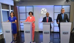 Realizan debate presidencial de los candidatos alternativos