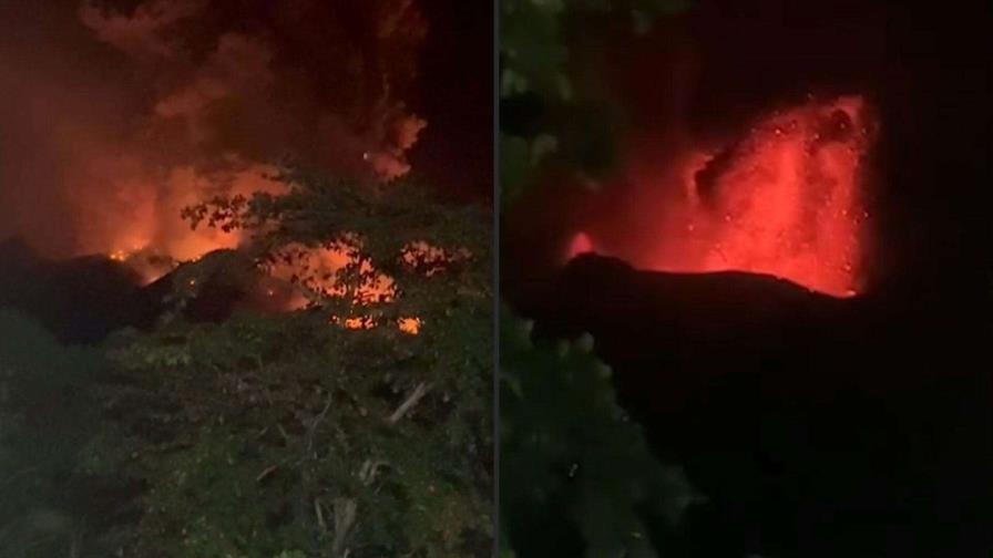 Cientos de evacuados por erupción de volcán en Indonesia