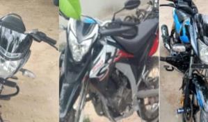 Apresan en Duvergé a tres hombres acusados de robar motos para enviarlas a Haití