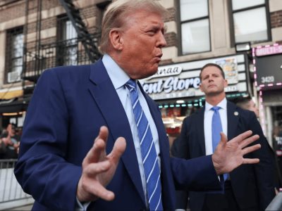 Donald Trump se reúne con bodegueros en Nueva York
