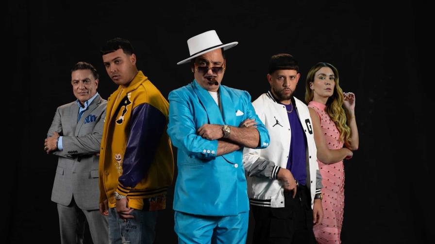 Osvaldo Ríos, Robinson Díaz, Messiah y Noriel ruedan la cinta "Dembow, Wao qué movie