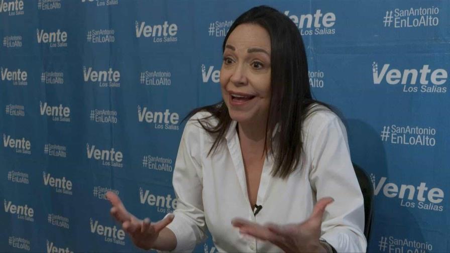 María Corina Machado pide a los venezolanos en el exterior organizarse para los comicios