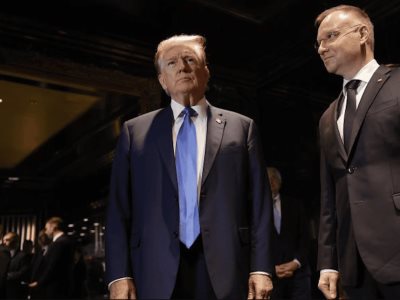 Trump trata con el presidente de Polonia subir el gasto en defensa