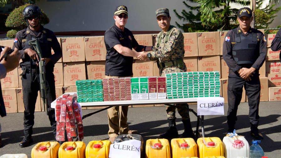 Ejército entrega al Ceccom más de dos millones de cigarrillos decomisados en operativos