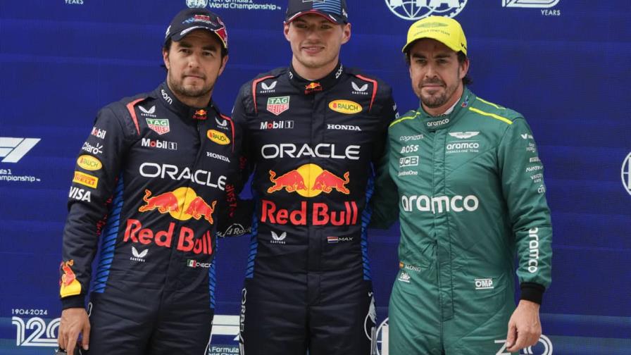 Max Verstappen continúa su domino y saldrá primero en el GP de China; Pérez será segundo