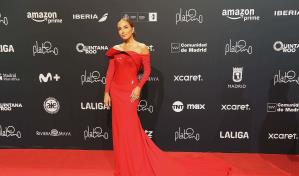 Corsés y transparecias, los preferidos de la alfombra roja de los Premios Platino