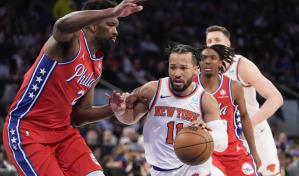 Los Knicks toman ventaja y los Sixers sufren por Joel Embiid