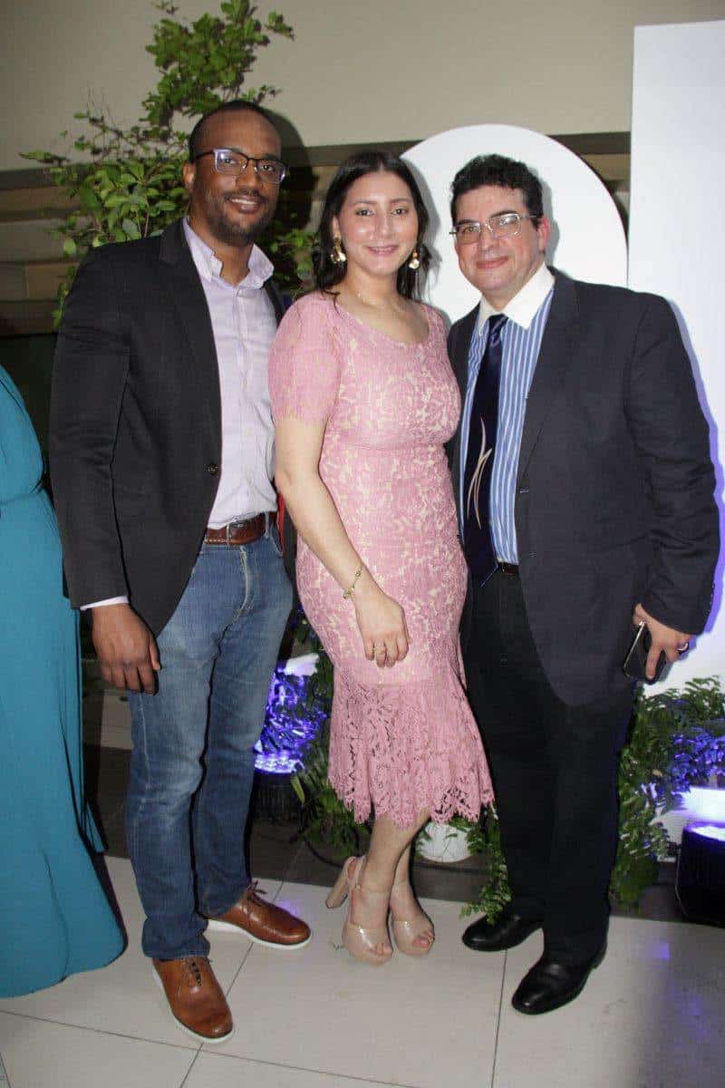 Michael López, Rossy Taveras y Danny Mallol.