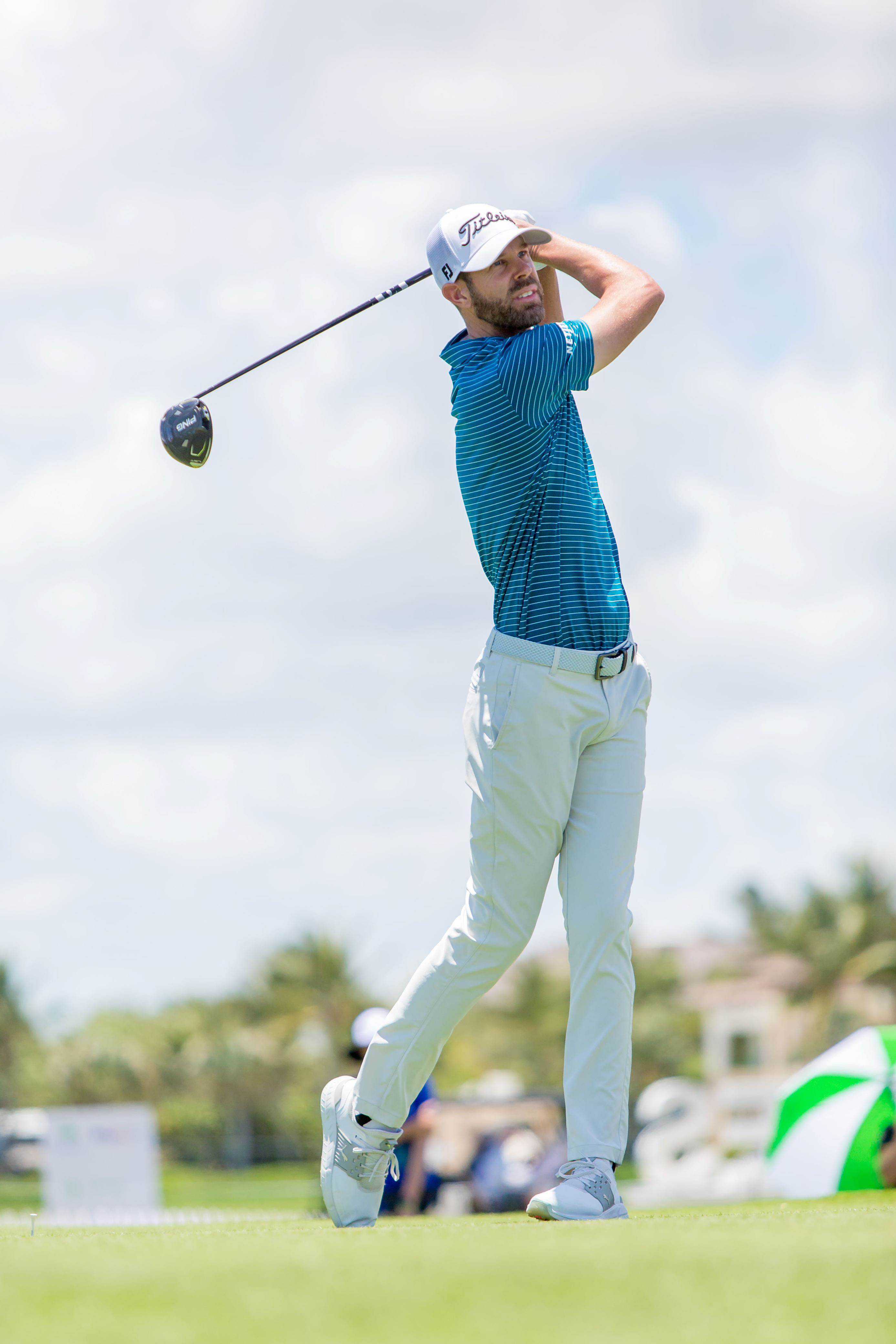Kevin Tway durante la tercera ronda del PGA de Corales