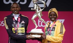 Keniano Mutiso Munyao adelanta a Bekele para imponerse en la Maratón de Londres