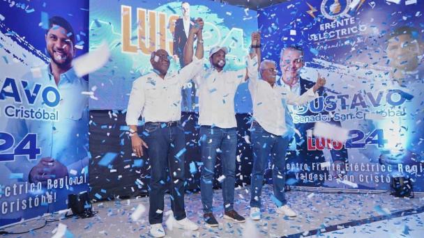 Realizan acto en apoyo a reelección del presidente Luis Abinader en San Cristóbal