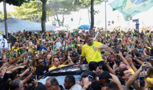 Bolsonaristas protestan en las calles para denunciar una censura judicial