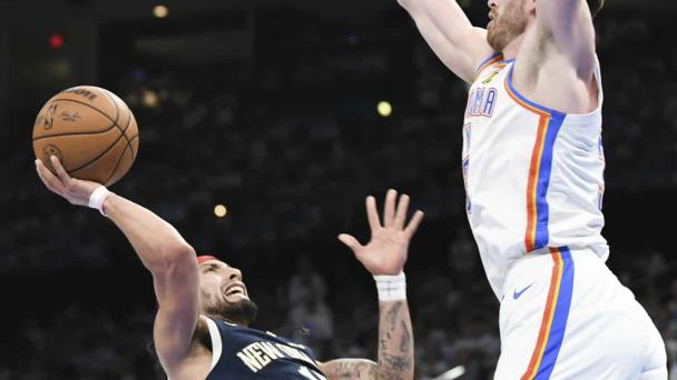 Con 28 puntos de Shai Gilgeous-Alexander, Thunder se impone 94-92 a Pelicans en el Juego 1