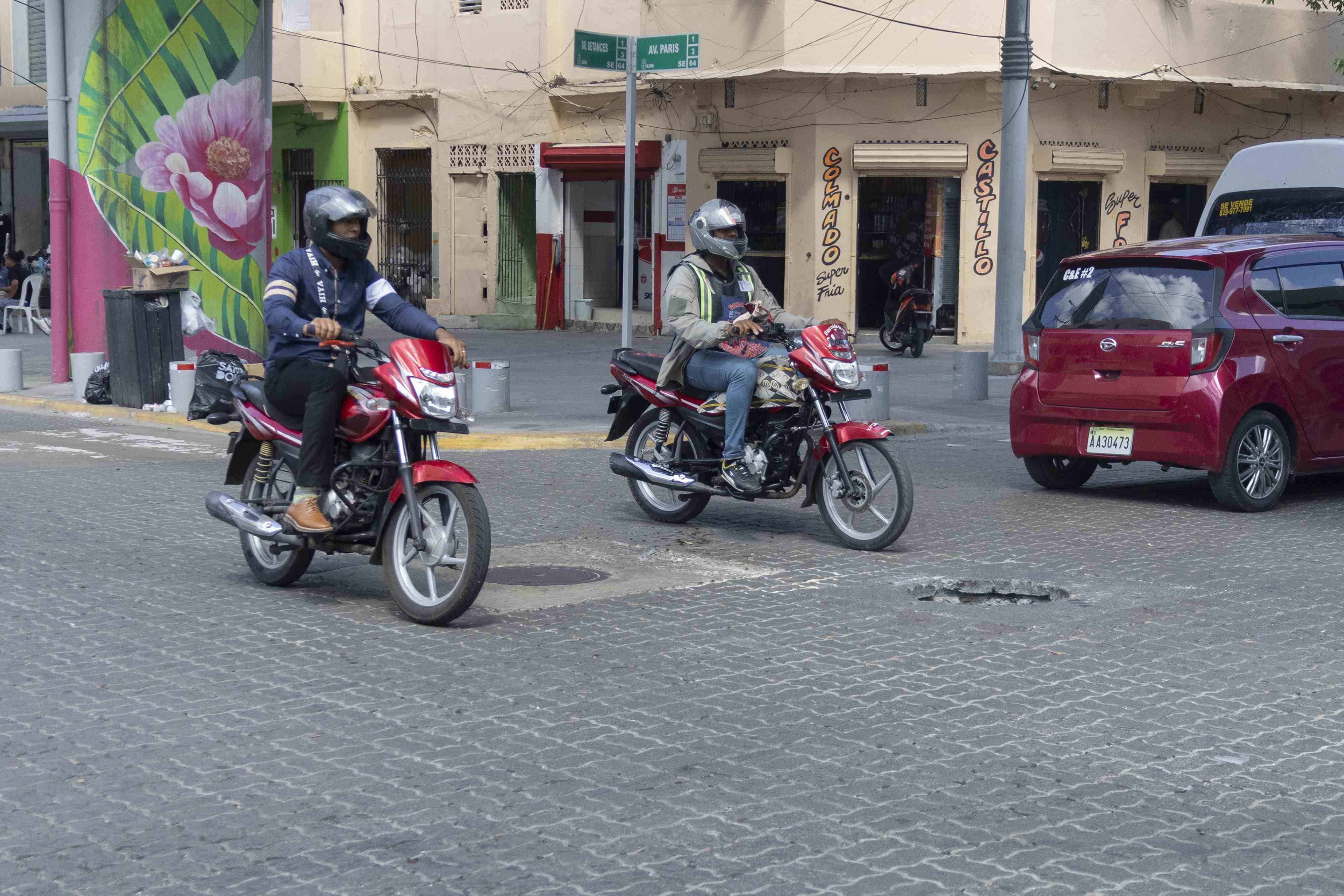 Los motoristas son los más afectados.