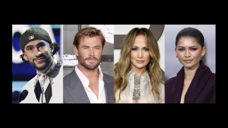 Jennifer López, Bad Bunny, Chris Hemsworth y Zendaya, los anfitriones de la Met Gala 2024