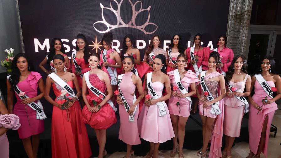 18 candidatas compiten para coronarse Miss República Dominicana