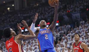 Gilgeous-Alexander anota 33 puntos y Thunder doblega 124-92 a Pelicans para tomar ventaja de 2-0