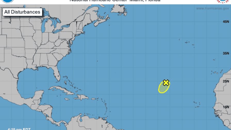 Se forma zona de baja presión en el Atlántico fuera de temporada de huracanes