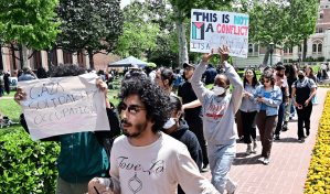 Casi un centenar de universitarios de Los Ángeles detenidos en protestas pro palestinas