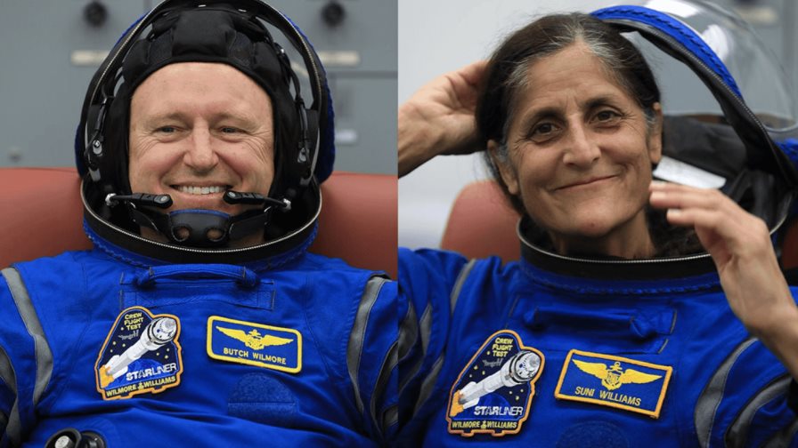 Llegan a Florida los dos astronautas de la primera misión tripulada de Boeing a la EEI