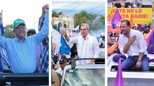 Abinader y Martínez coinciden con caravanas este sábado en SDE y mañana en el DN