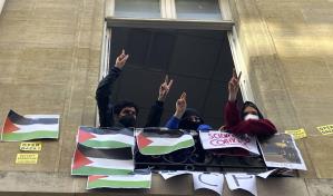 Estudiantes parisinos se unen a la ola de protestas universitarias propalestinas