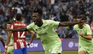 Nico Williams, víctima de cánticos racistas en el estadio del Atlético de Madrid