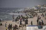 Israel y militares estadounidenses avanzan en la construcción de muelle flotante en Gaza Israel y militares estadounidenses avanzan en la construcción de muelle flotante en Gaza