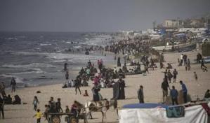 Israel y militares estadounidenses avanzan en la construcción de muelle flotante en Gaza