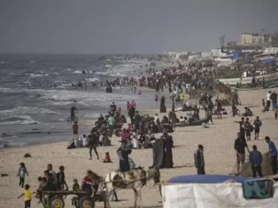 Avanzan en la construcción de muelle flotante en Gaza
