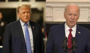 Biden dice que estaría feliz de debatir con Trump, aunque no hay fecha