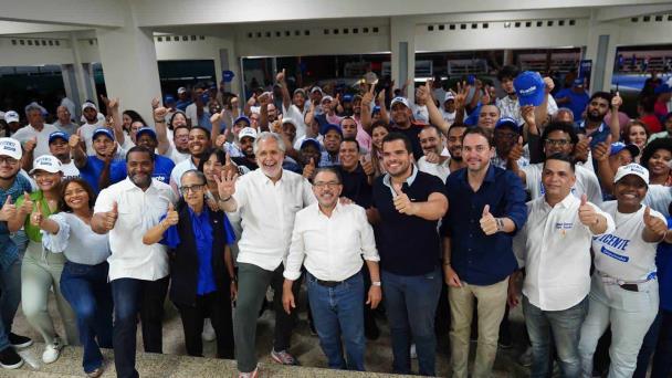 Abinader y Moreno encabezarán marcha caravana en el Distrito Nacional