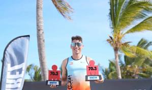 El boricua Javier Figueroa gana Triatlón Ironman 70.3