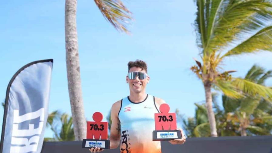 El boricua Javier Figueroa gana Triatlón Ironman 70.3