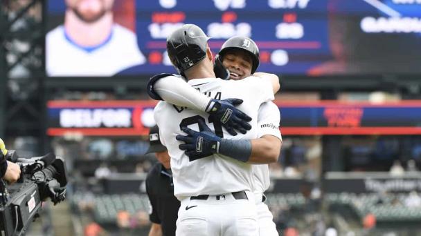 Primer jonrón del dominicano Wenceel Pérez en las mayores da triunfo a Tigres sobre Reales