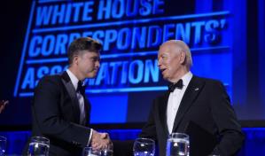 Protestas por guerra de Gaza reciben a los invitados a la cena de corresponsales de la Casa Blanca