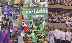 Partidos en intensos caravaneos coparon las calles del Gran Santo Domingo