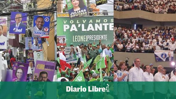 Partidos políticos se movilizaron en el Gran Santo Domingo