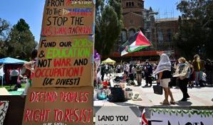 Las protestas estudiantiles contra la guerra en Gaza se extienden por todo EEUU