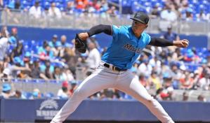 El zurdo lesionado de los Marlins, Jesús Luzardo, espera regresar pronto