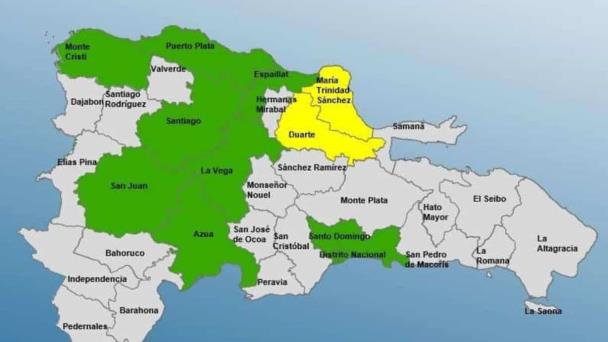 Reducen a 11 las provincias en alerta por disminución de las lluvias