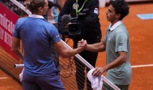 Cerúndolo sorprende a Zverev y avanza a cuartos en el Abierto de Madrid