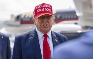 Trump compara protesta propalestina de Columbia con el asalto al Capitolio del 6 de enero