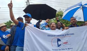 ADP realiza protesta masiva en San Pedro de Macorís; exige al Minerd que cumpla con lo prometido