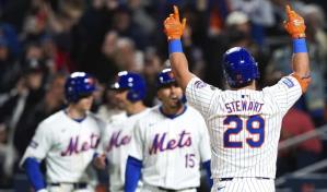 Stewart dispara jonrón de 3 carreras; Mets superan a Cachorros