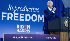 Biden asegura que la ley del aborto de Florida es una pesadilla y Trump el responsable