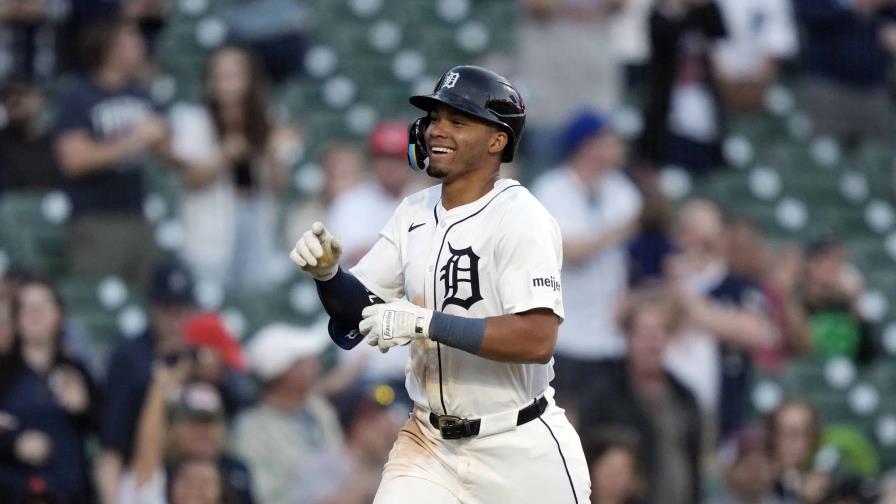 Wenceel Pérez pega tres hits en victoria de Detroit; Devers conecta su jonrón 11